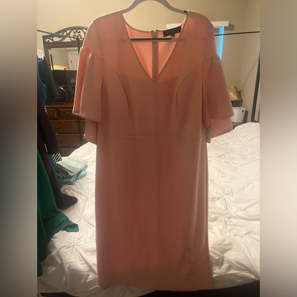 Eloquii Ruffle Cape Dress